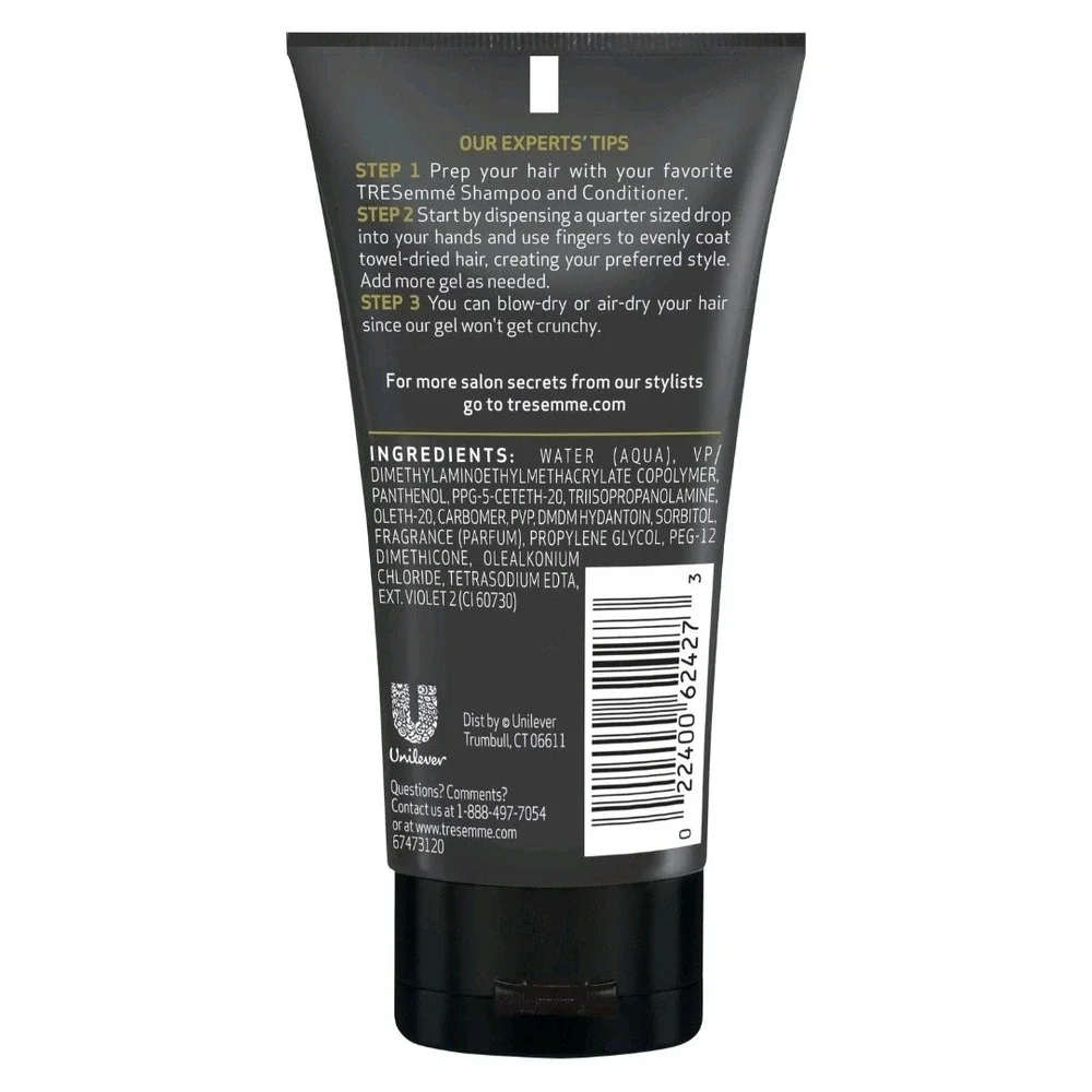 NEW~TRESemme Tres Extra Hold Hair Gel - 2oz~All‎ Day Hold